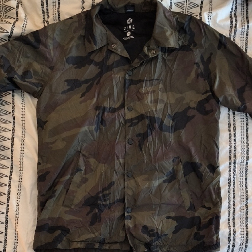 Zine Clothing Men's Camouflage Jacket